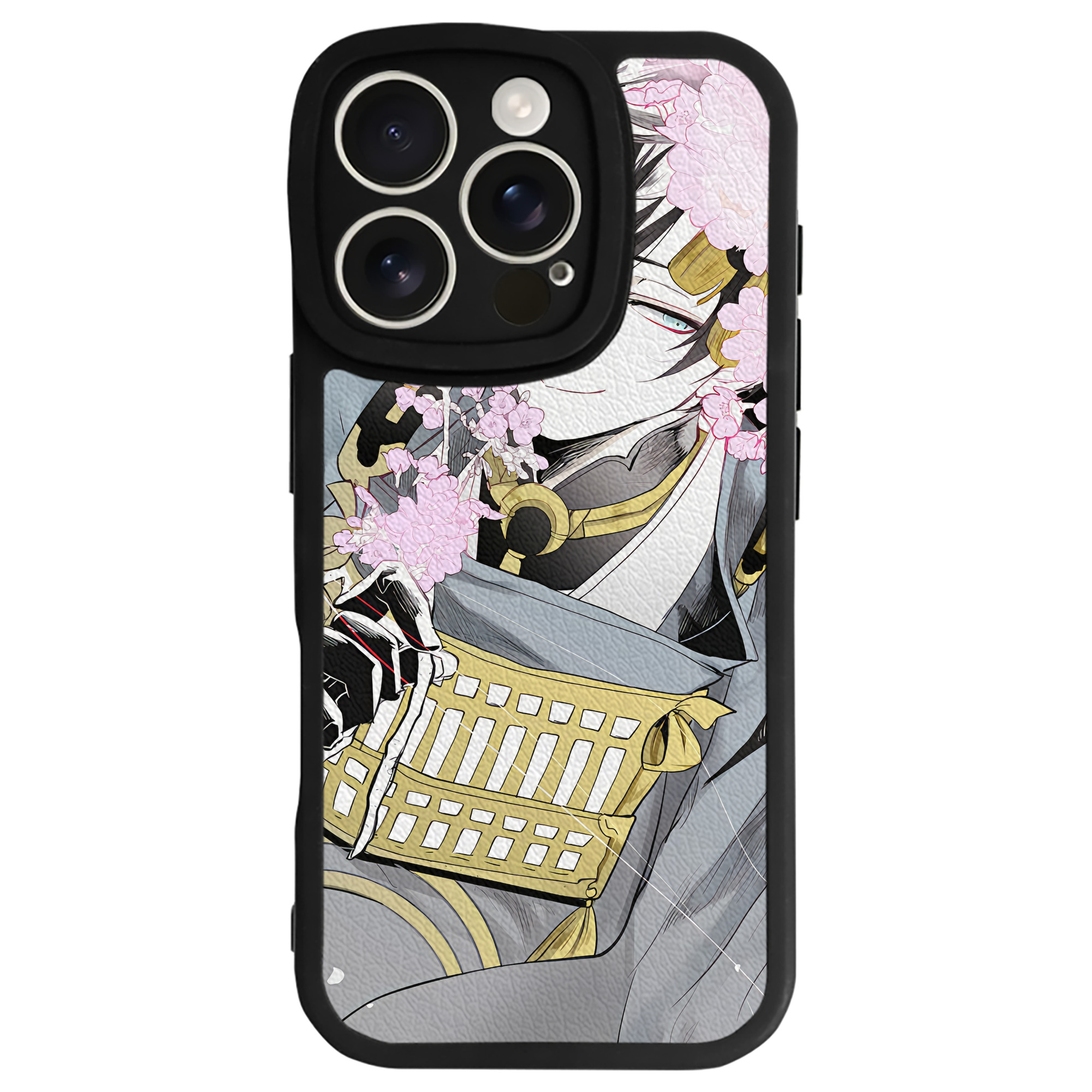 （画像用） 刀剣乱舞 Touken Ranbu 【iPhone 16シリーズ対応】シリコンスマホケース（レザー調） 材質：シリコン